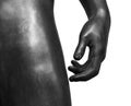 Stone statue detail of human hand Royalty Free Stock Photo