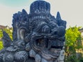 Stone statue in the form of Hindu belief Royalty Free Stock Photo