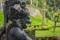 Stone statue inside the Gunung Kawi Sebatu Temple, Ubud, Bali, Indonesia