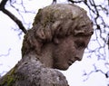 Stone Statue of a Man Classical Greek Style Royalty Free Stock Photo