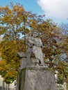 Statue of Honore de Balzac, Paris, France