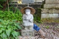 Stone statue of Ojizou san, protector of children, Kamakura, Japan