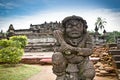 Stone statue in Penataran temple, Java, Indonesia