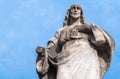 Stone statue of Sacred Heart of Jesus Royalty Free Stock Photo