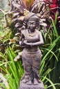 Stone statue of a woman in bali