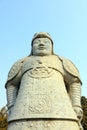 Stone statues of ancient Chinese generals Royalty Free Stock Photo