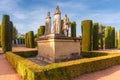 Alcazar de los Reyes Cristianos, Cordoba, Spain Royalty Free Stock Photo