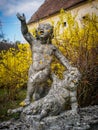 Stone statues in front of Schloss Greillenstein in Lower Austria