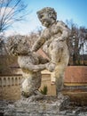 Stone statues in front of Schloss Greillenstein in Lower Austria