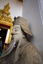 Thailand, Bangkok, Wat Arun, temples, gates, stone carvings, China, Shi Zhong Weng