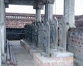 Stone statues at Gomateshwara statue annexe