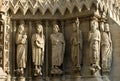 Stone Statues, Reims Cathedral, Royalty Free Stock Photo