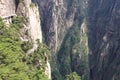 Stone Steep Steps . Treking walking hking Huangshan Mountain. An Royalty Free Stock Photo