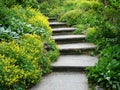 Stone steps Royalty Free Stock Photo