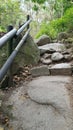 Stone steps. Royalty Free Stock Photo