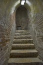 Stone Steps of the old castle leading up Royalty Free Stock Photo