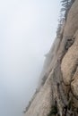 Stone steps on the perilous Plank Walk trail Royalty Free Stock Photo