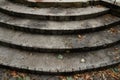 stone steps and yellow leaves. Autumn theme Autumn theme Royalty Free Stock Photo