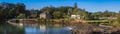 Stone Store Kerikeri New Zealand Panorama Royalty Free Stock Photo