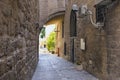 Stone streets of the ancient city of Jaffa, Israel