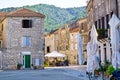 Stone streets of Stari Grad on Hvar island Royalty Free Stock Photo