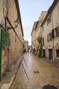 Stone streets of town in Mallorca