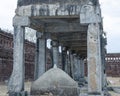 Stone structures at Gomateshwara statue annexe