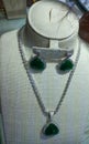 Stone studded necklace set,decore jewelry set for women