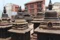 Stone stupas in Kathmandu