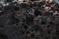 Stone surface background. Pumice stone its blurred natural background. Macro. Royalty Free Stock Photo