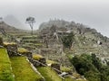 Stone Terraces of Machu Picchu In The Mist Royalty Free Stock Photo