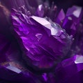 Stone texture stone amethyst, purple, bluish-pink or red-purple variety of quartz - AI generated image