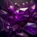 Stone texture stone amethyst, purple, bluish-pink or red-purple variety of quartz - AI generated image