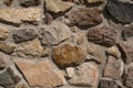 Stone texture and background. Abstract background made with stones Royalty Free Stock Photo