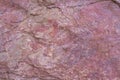 Stone texture background with unique pattern. Pink rock texture. Rock surface abstract background. Natural stone background. Royalty Free Stock Photo