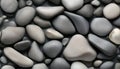 Stone texture. Large pebbles. Big smooth rocks Royalty Free Stock Photo