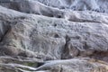 Stone texture in snow and ice. Mountain wall. Rock texture. Royalty Free Stock Photo