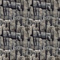 Stone texture of wall seamless pattern design. Surface rock background. Cement concrete backdrop. Royalty Free Stock Photo