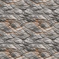 Stone texture of wall seamless pattern design. Surface rock gray background. Cement concrete backdrop. Royalty Free Stock Photo