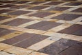 Stone tile pattern Royalty Free Stock Photo
