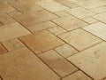 Stone tiled floor Royalty Free Stock Photo