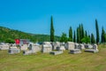 Stone tombs at Radimlja necropolis in Bosnia and Herzegovina