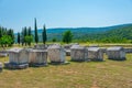 Stone tombs at Radimlja necropolis in Bosnia and Herzegovina