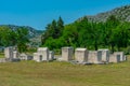 Stone tombs at Radimlja necropolis in Bosnia and Herzegovina