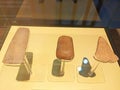 stone tools on the display