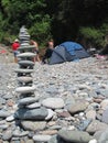 Stone tower on the seaside