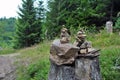 Stone towers in the Black Forest Royalty Free Stock Photo