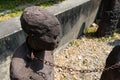 STONE TOWN, ZANZIBAR - JANUARY 9, 2015: Monument of slaves to victims of slavery