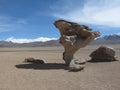Stone tree Arbol de Piedra on the Altiplano, Bolivia.