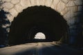 Stone tunnel Royalty Free Stock Photo